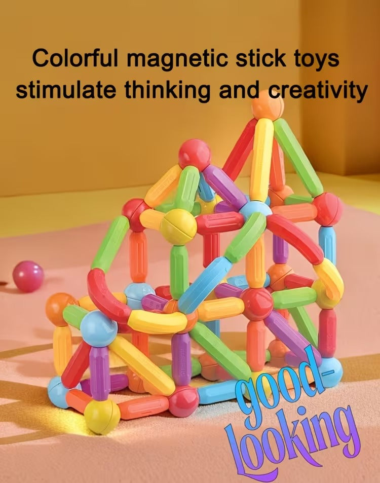 42 Pcs DIY Magnetic Sticks Blocks