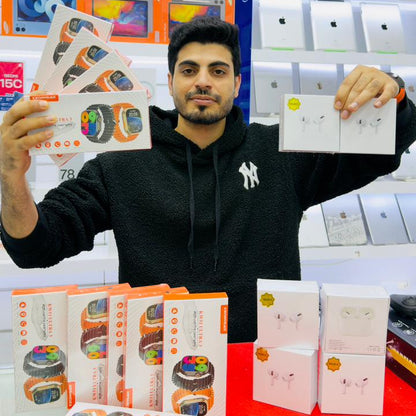 4× Ultra Smart Watch +4× Airbirds Bundle – Ultimate Tech Combo ( 8 in 1 offer )