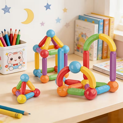 42 Pcs DIY Magnetic Sticks Blocks
