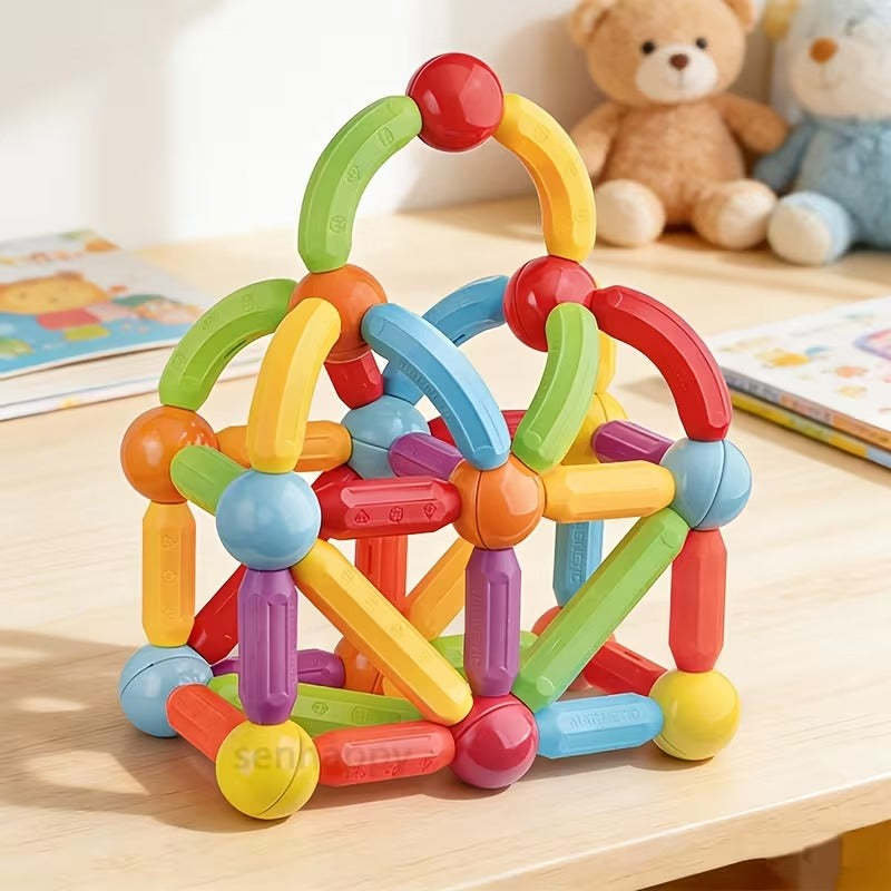 42 Pcs DIY Magnetic Sticks Blocks