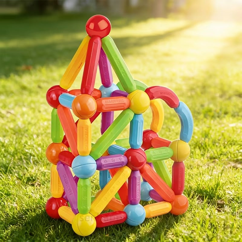 42 Pcs DIY Magnetic Sticks Blocks