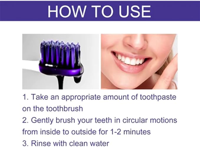 Purple Whitening Toothpaste™ ! ™معجون أسنان مبيض أرجواني