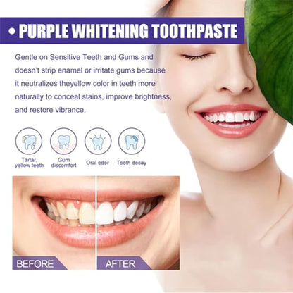 Purple Whitening Toothpaste™ ! ™معجون أسنان مبيض أرجواني